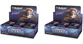 2020 Magic: The Gathering TCG Commander Legends Draft Booster Box 2x Lot