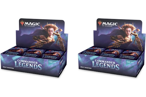 2020 Magic: The Gathering TCG Commander Legends Draft Booster Box 2x Lot - US 2020 Magic: The Gathering TCG Commander Legends Draft Booster Box 2x Lot - US