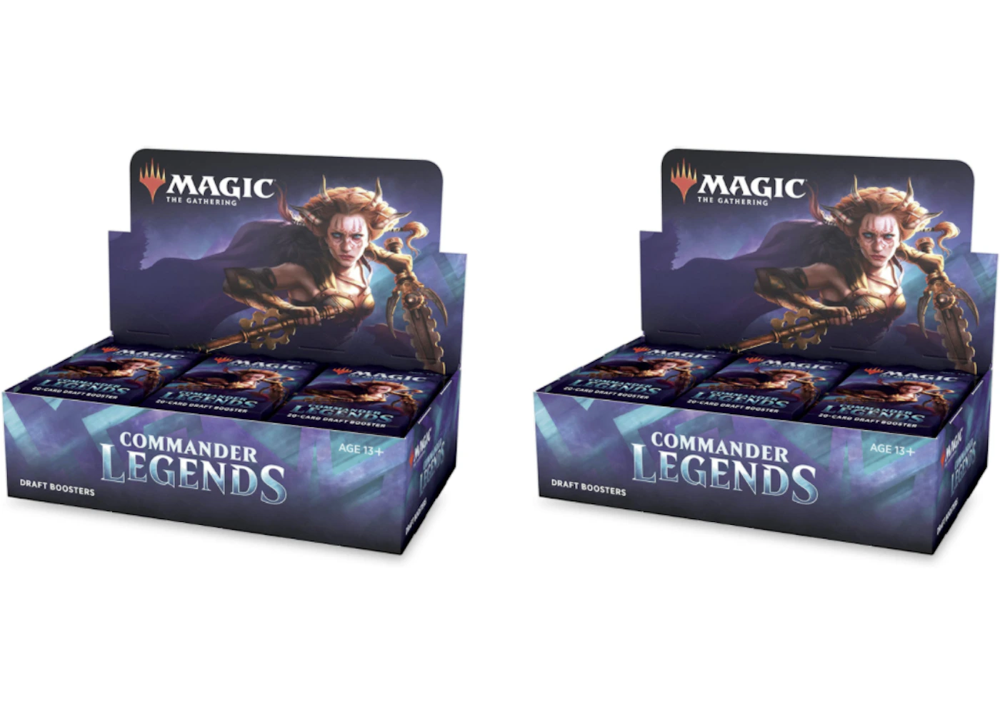 2020 Magic: The Gathering TCG Commander Legends Draft Booster Box 2x Lot - US 2020 Magic: The Gathering TCG Commander Legends Draft Booster Box 2x Lot - US