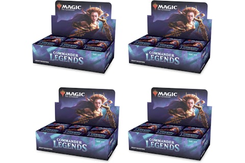 2020 Magic: The Gathering TCG Commander Legends Draft Booster Box 4x Lot - US 2020 Magic: The Gathering TCG Commander Legends Draft Booster Box 4x Lot - US