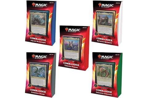 2020 Magic: The Gathering TCG Ikoria: Lair of Behemoths Commander Decks Set of all 5 - US 2020 Magic: The Gathering TCG Ikoria: Lair of Behemoths Commander Decks Set of all 5 - US