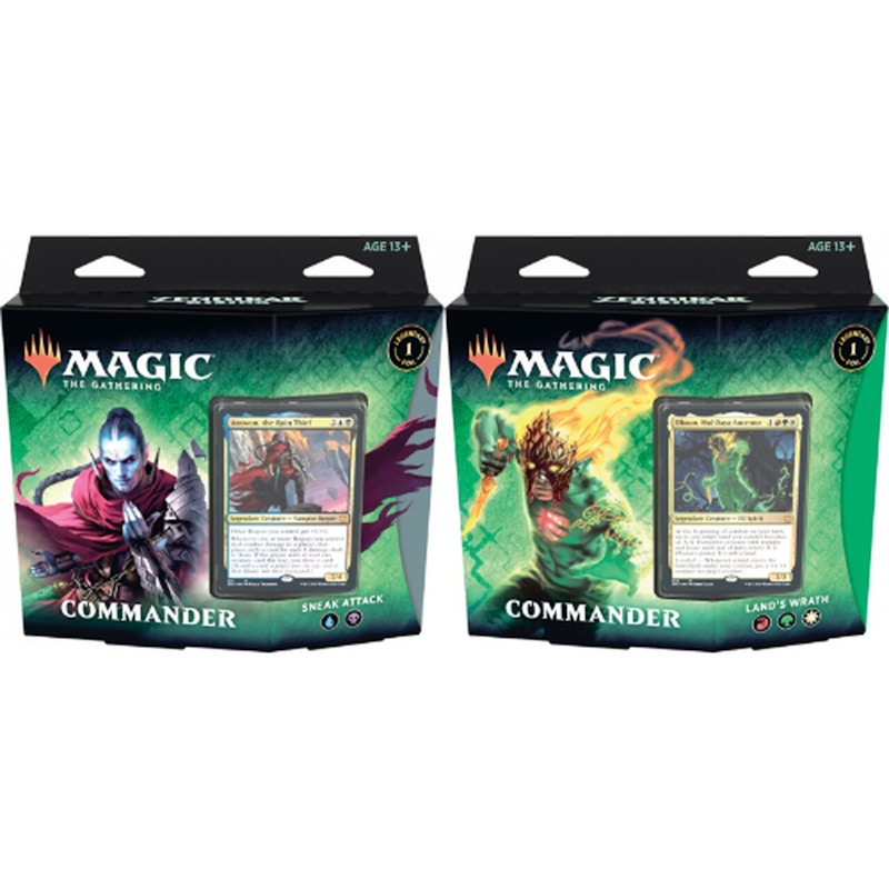 2020 Magic: The Gathering TCG Zendikar Rising Commander Decks Set Of 2 - US