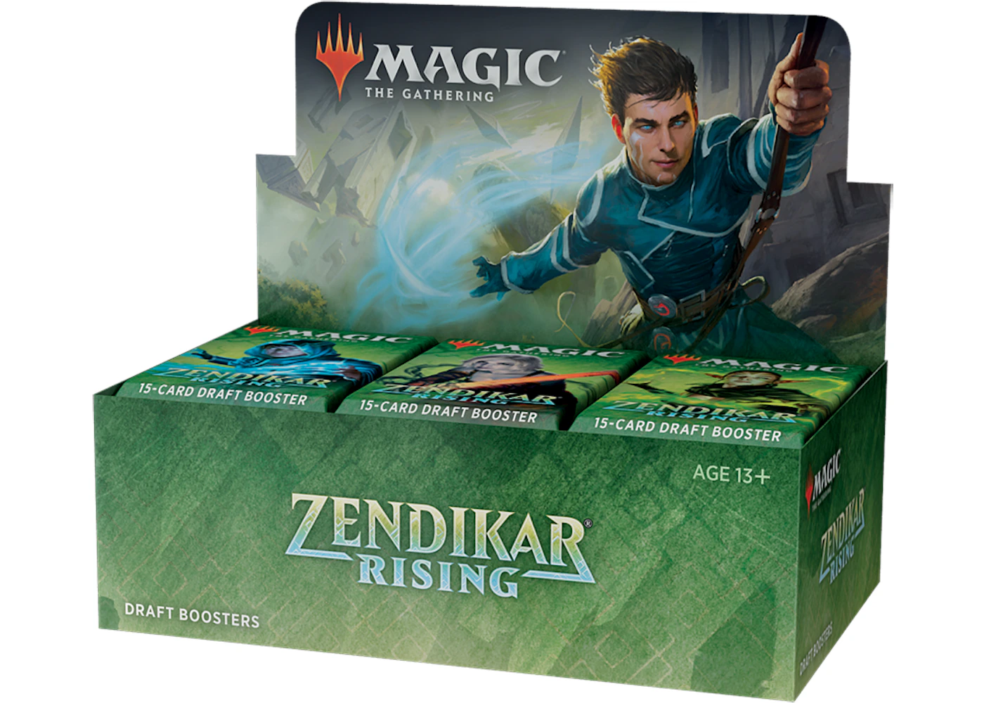 2020 Magic: The Gathering TCG Zendikar Rising Draft Booster Box - US 2020 Magic: The Gathering TCG Zendikar Rising Draft Booster Box - US