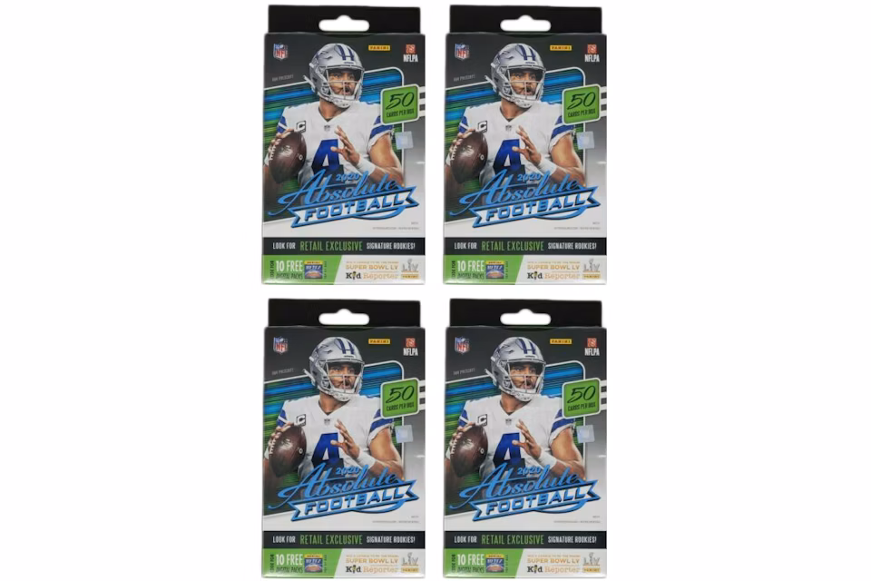 2020 Panini Absolute Football Hanger Box 4x Lot