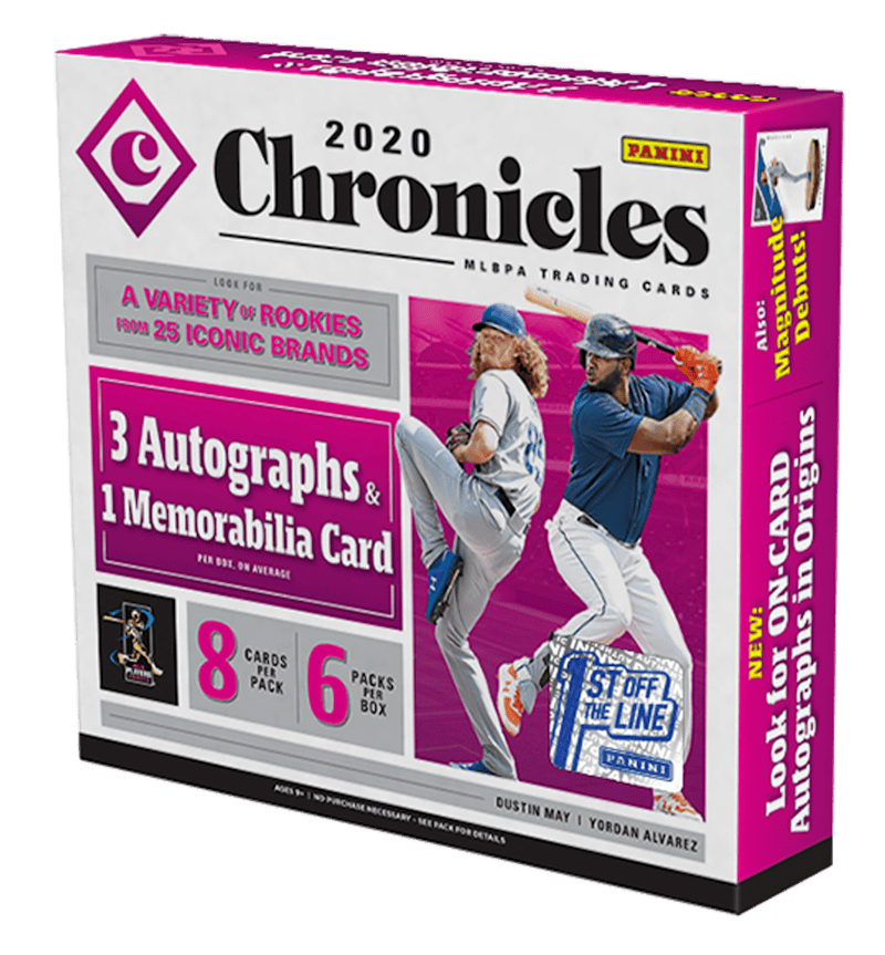 2020 Panini Chronicles Baseball 1st Off The Line Box