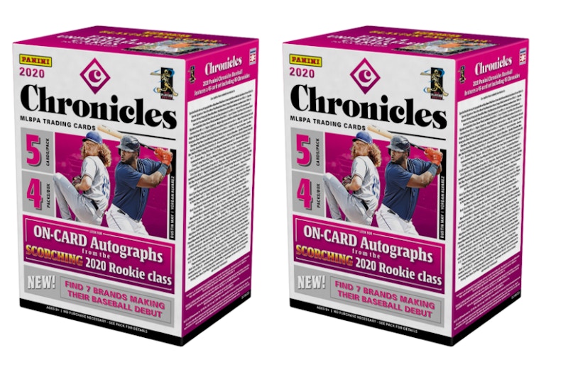 2020 Panini Chronicles Baseball Blaster Box 2x Lot