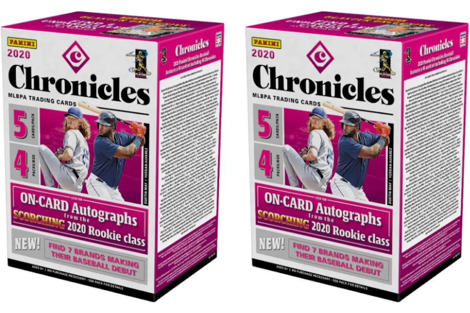 2020 Panini Chronicles Baseball Blaster Box 2x Lot