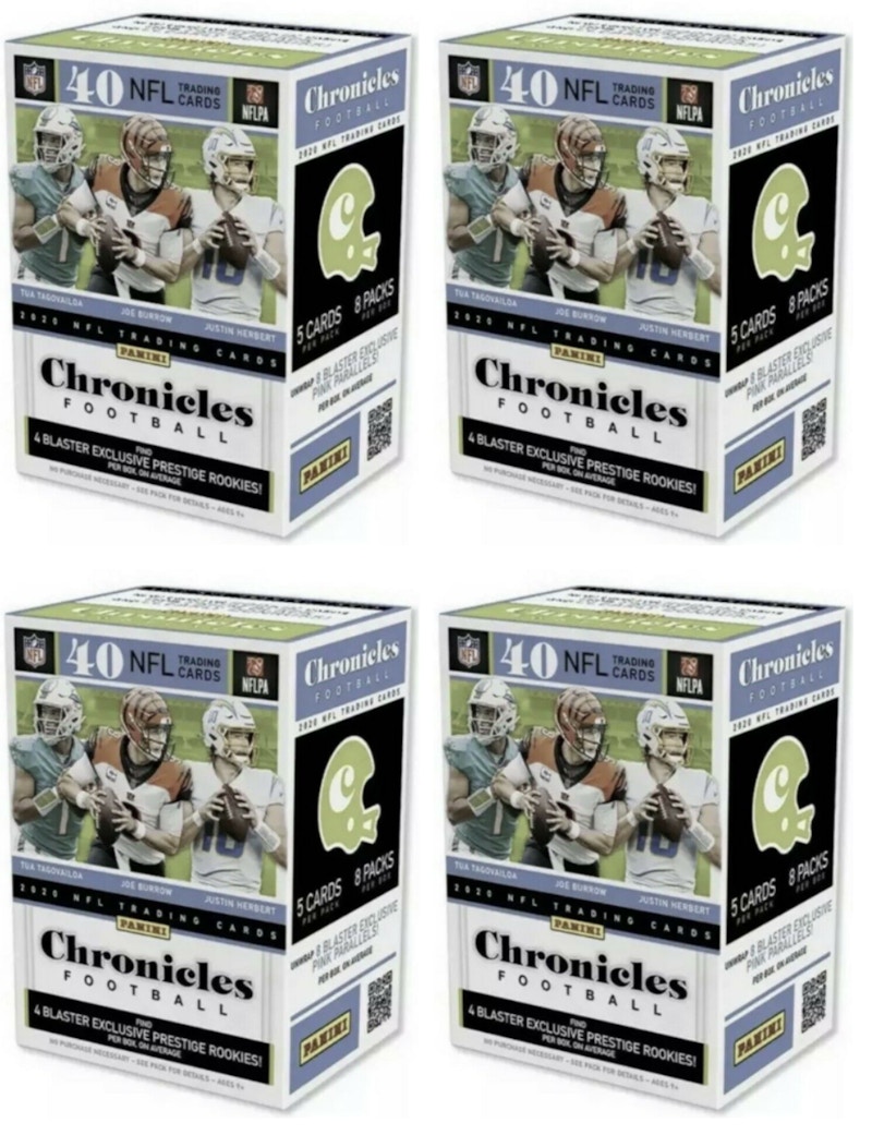 Blaster-Box Panini Chronicles Football 2020 4er-Lot