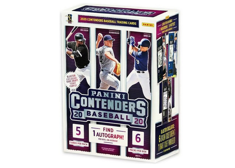 2020 Panini Contenders baseball blaster buy box