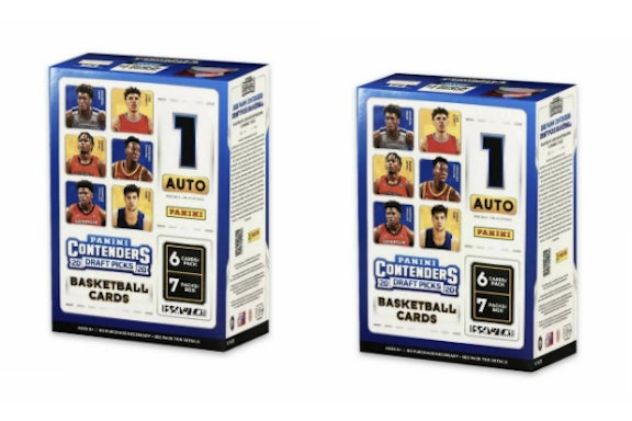 2020 Panini Contenders Draft Picks Basketball Blaster Box 2x Lote