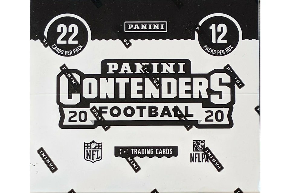 2020 Panini Contenders Football Factory Sealed Fat Pack Box