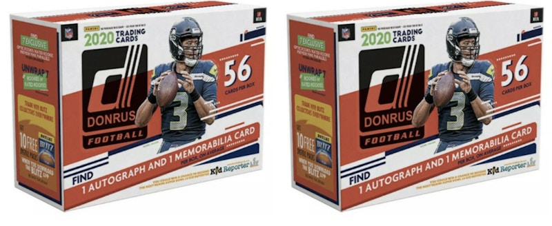 2020 Panini Donruss Football Mega Box 2x Lot 2020