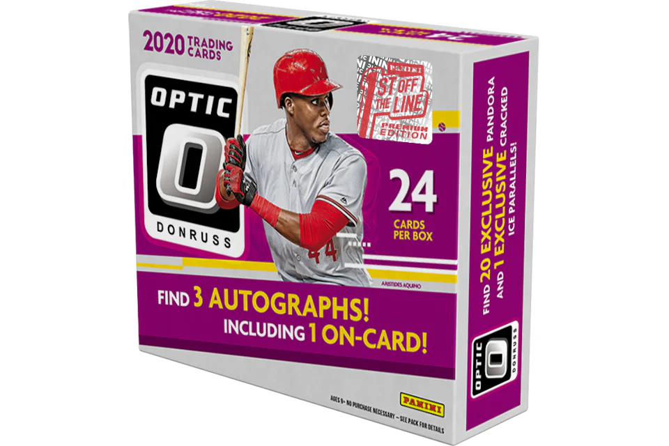 2020 Panini Donruss Optic Baseball 1st Off The Line Box