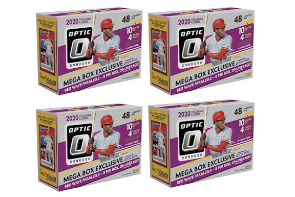 2020 Panini Donruss Optic Baseball Mega Box 4x Lot