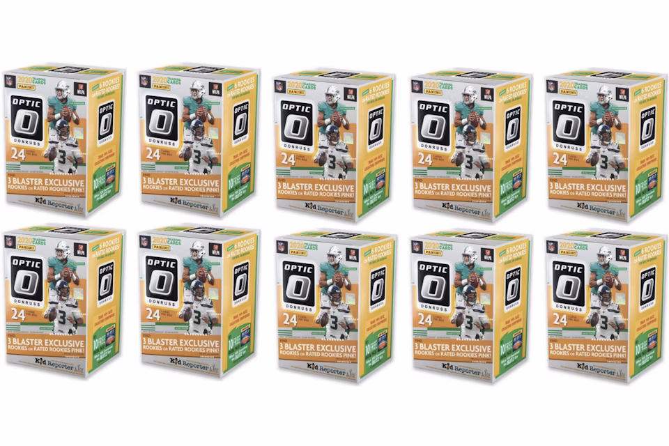 2020 Panini Donruss Optic Football Blaster Box (Pink parallels) 10x Lot