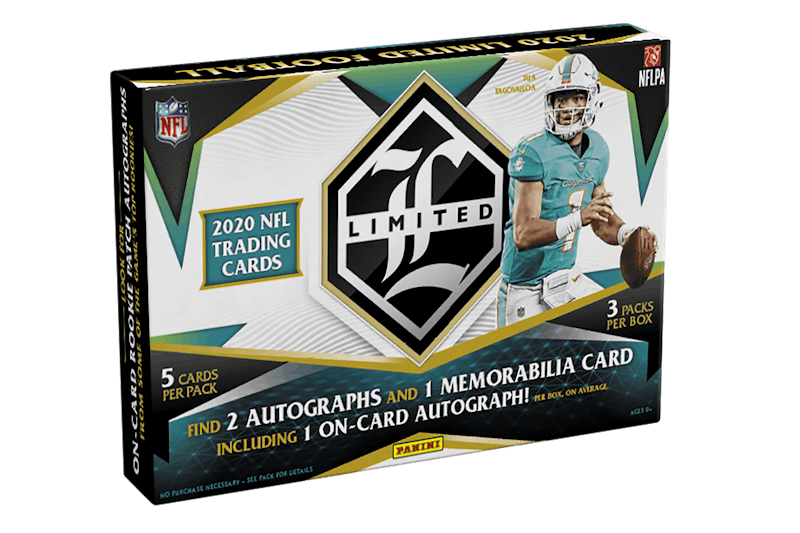 2020 Panini Limited Football Hobby Box 2020