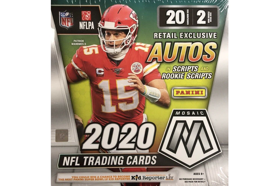 2020 Panini Mosaic Football Wal-Mart Mega Box
