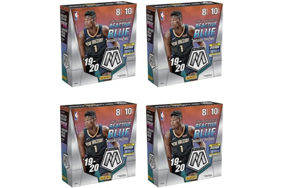 2019-20 Panini Mosaic Basketball Mega Box 4x Lote