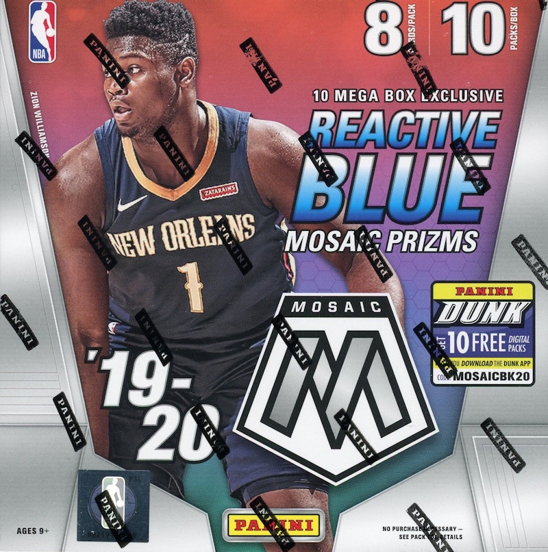 2019-20 Panini Mosaic Basketball Mega Box