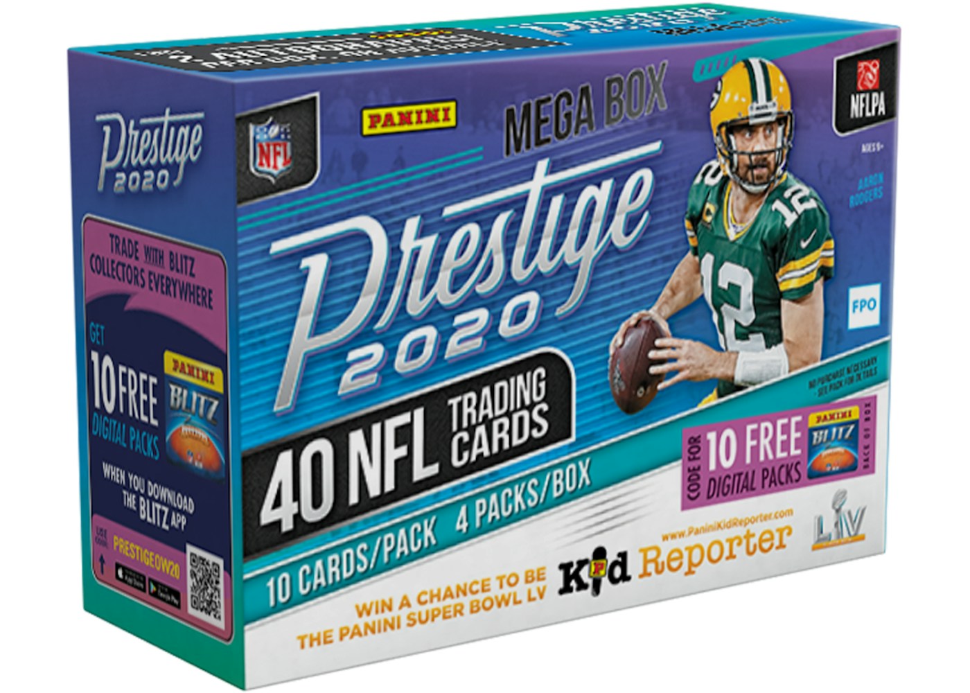 2020 Panini Prestige Football Mega Box - 2020