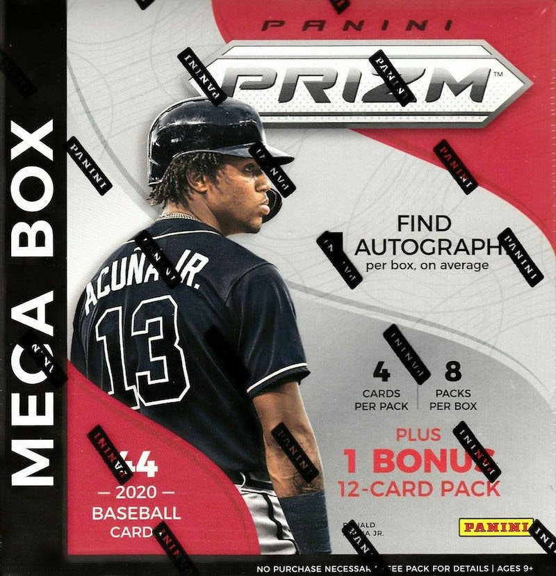 2020 Panini Prizm Baseball 44 ct Mega Box 2020
