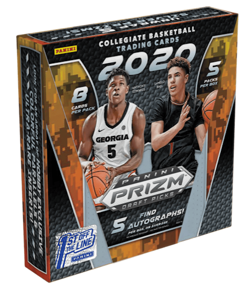 2020 Panini Prizm Draft Picks Basketball 1st Off The Line Box