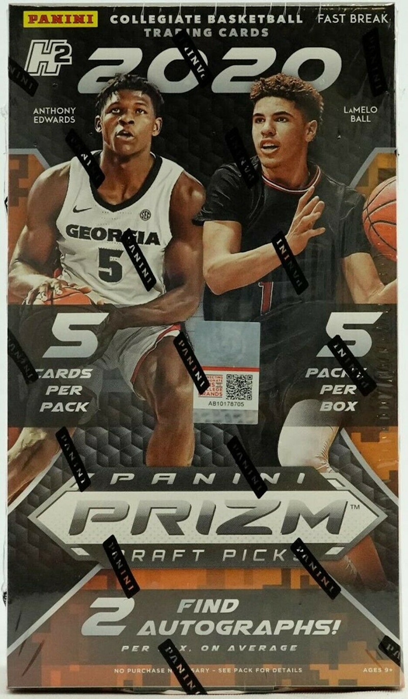 2020 Panini Prizm Draft Picks Basketball Fast Break Box