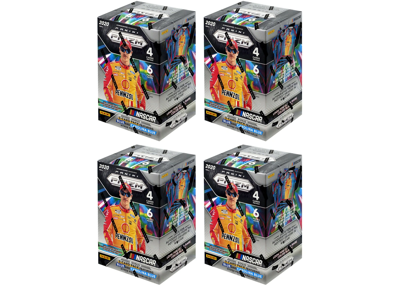 2020 Panini Prizm NASCAR Racing Blaster Box 4x Lot - 2020 - US
