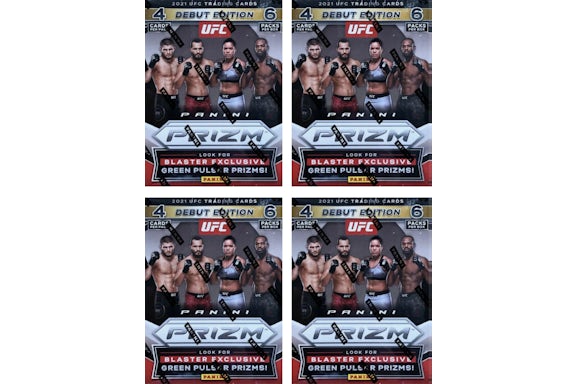 2021 Panini Prizm UFC Blaster Box 4x Lot