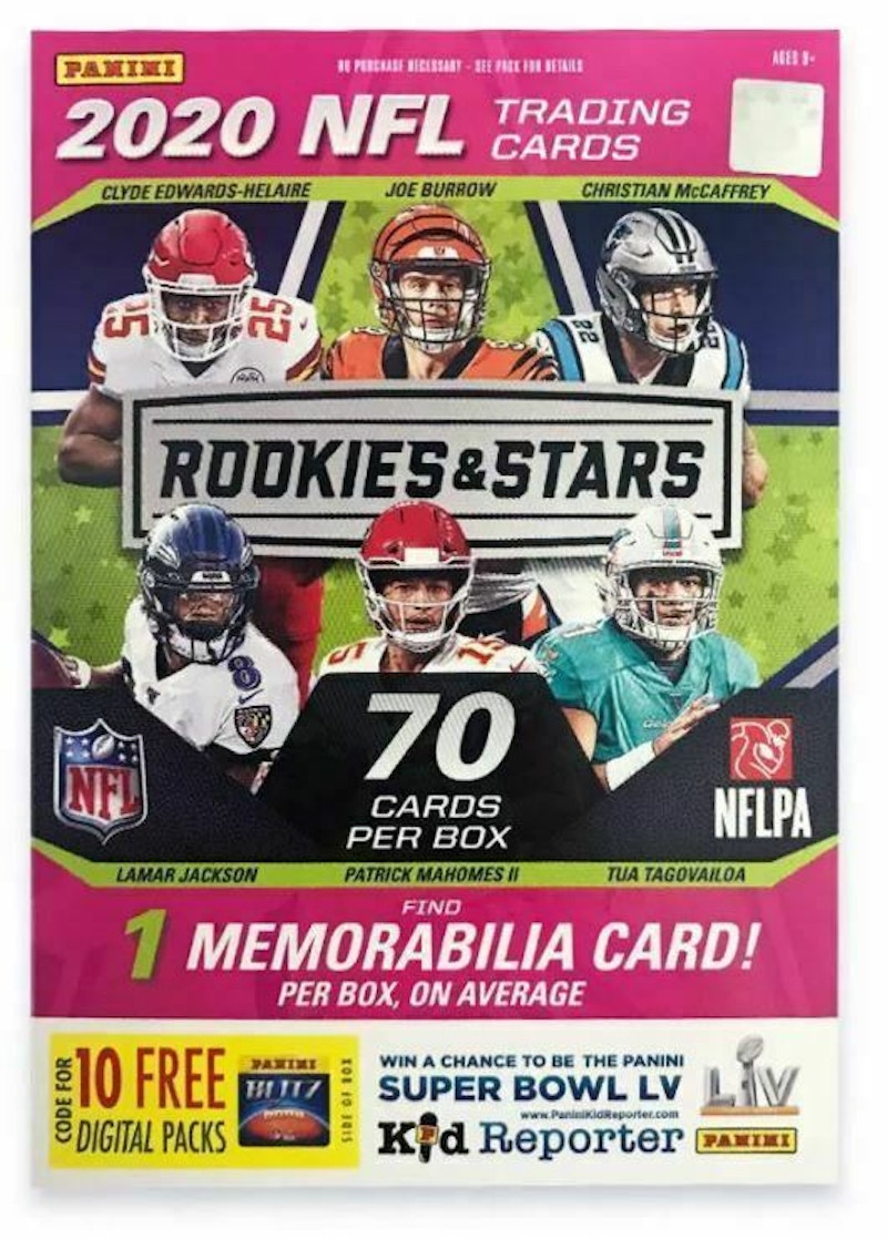 2020 Panini Rookies & Stars Football Blaster Box