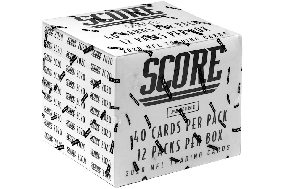 2020 Panini Score Football Factory Sealed Multi-Pack Cello Fat Pack Box