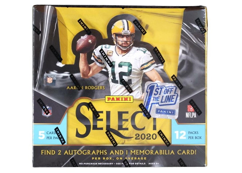 2020 Panini Select Football 1st Off The Line Box