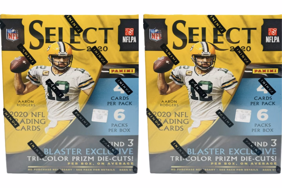 2020 Panini Select Football Blaster Box 2x Lot (Tri-Color Die-Cuts)