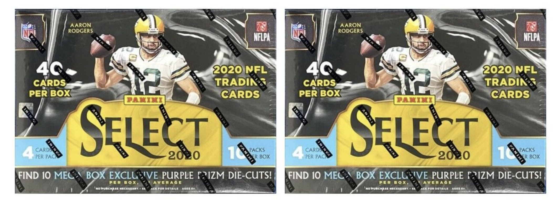 2020 Panini Select Football Mega Box (Purple Die Cuts) 2x Lot