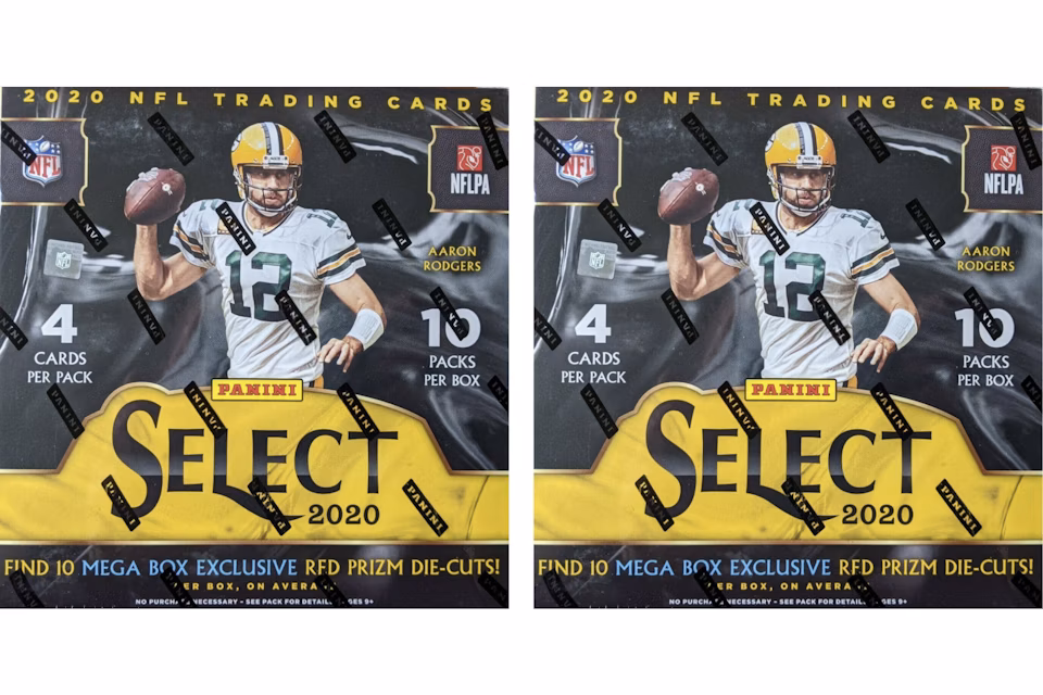 2020 Panini Select Football Mega Box (Red Die Cuts) 2x Lot