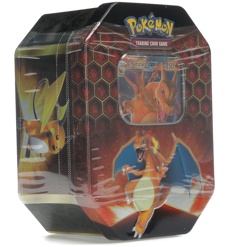 Pokmon TCG Hidden Fates Charizard Tin - US Pokmon TCG Hidden Fates Charizard Tin - US