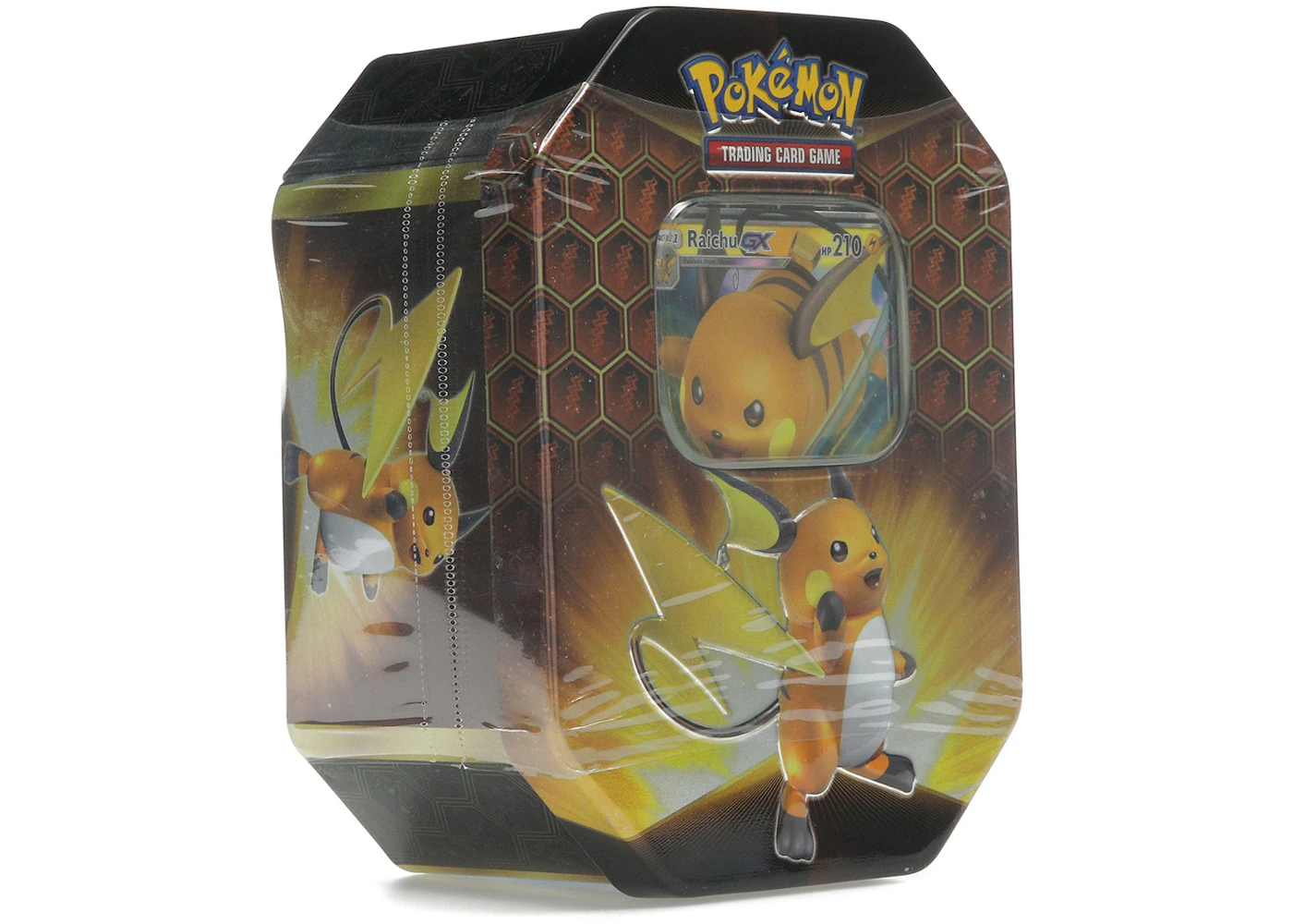 2019 Pokemon Hidden Fates Raichu Tin - US 2019 Pokemon Hidden Fates Raichu Tin - US