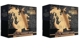 2020 Pokemon TCG Champions Path Elite Trainer Box 2X Lot