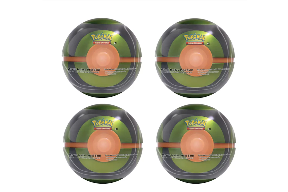 Pokémon TCG Dusk Ball Tin 4x Lot
