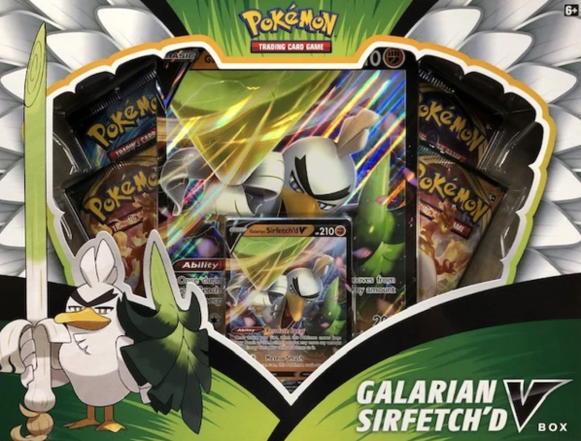 Galarian Sirfetch'd V Box Pokemon TCG NEW SEALED SHIPS 9/25 