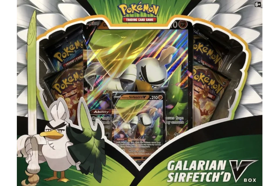 Pokémon TCG Galarian Sirfetch'd V Box