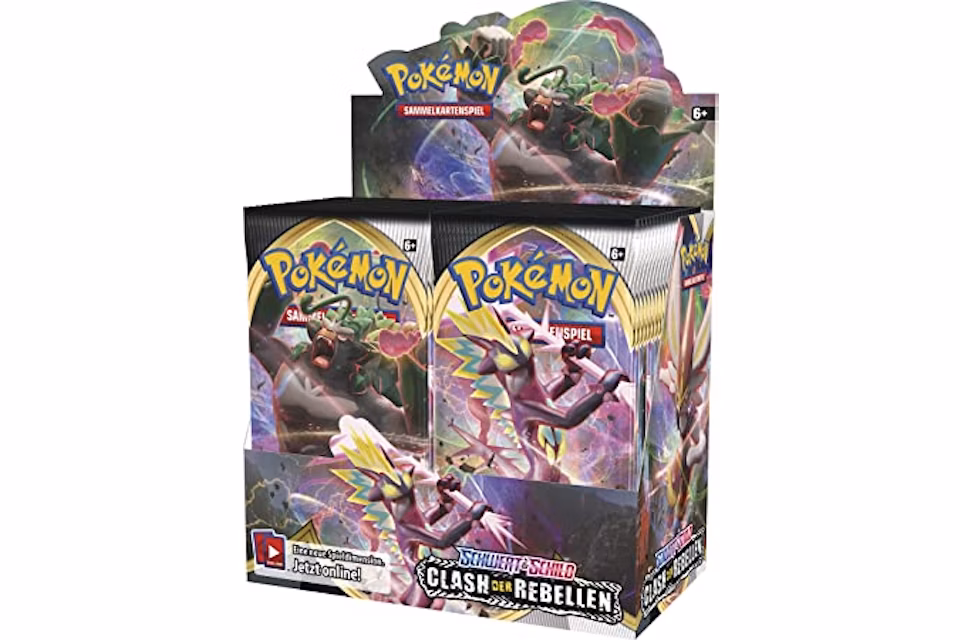 Pokémon TCG Schwert & Schild Clash der Rebellen Booster Box