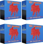Pokémon TCG Schwert & Schild Top Trainer Box (Blau) 4x Lot
