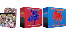 Pokémon TCG Schwert & Schild Top Trainer Box/Booster Box 3x Bundle