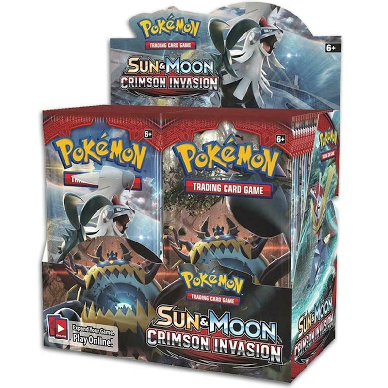 2017 Pokemon TCG Sun&Moon Crimson Invasion Booster Box - US 2017 Pokemon TCG Sun&Moon Crimson Invasion Booster Box - US