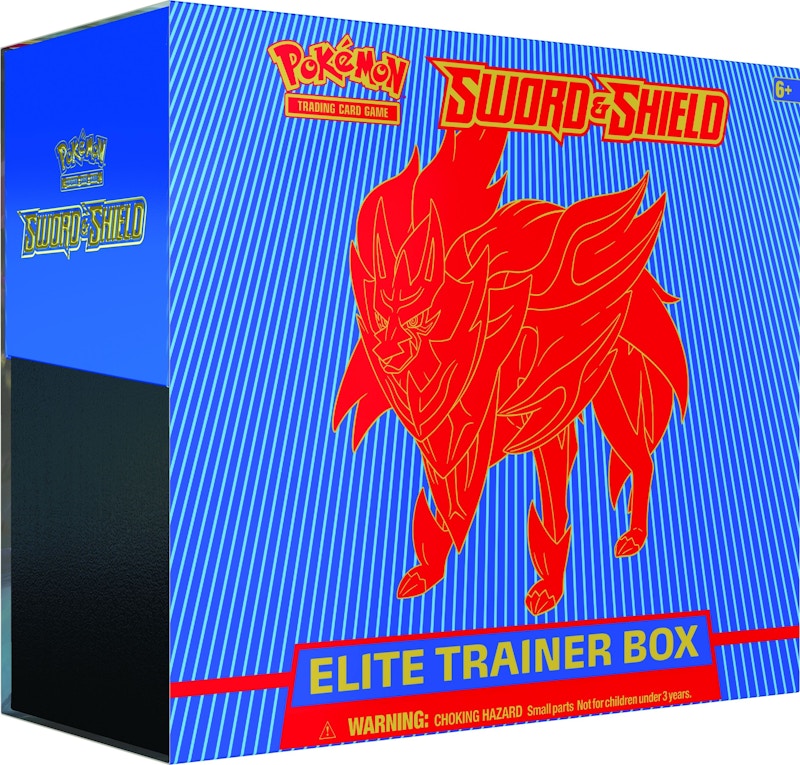 2020 Pokemon TCG Sword & Shield Elite Trainer Box Zamazenta - GB