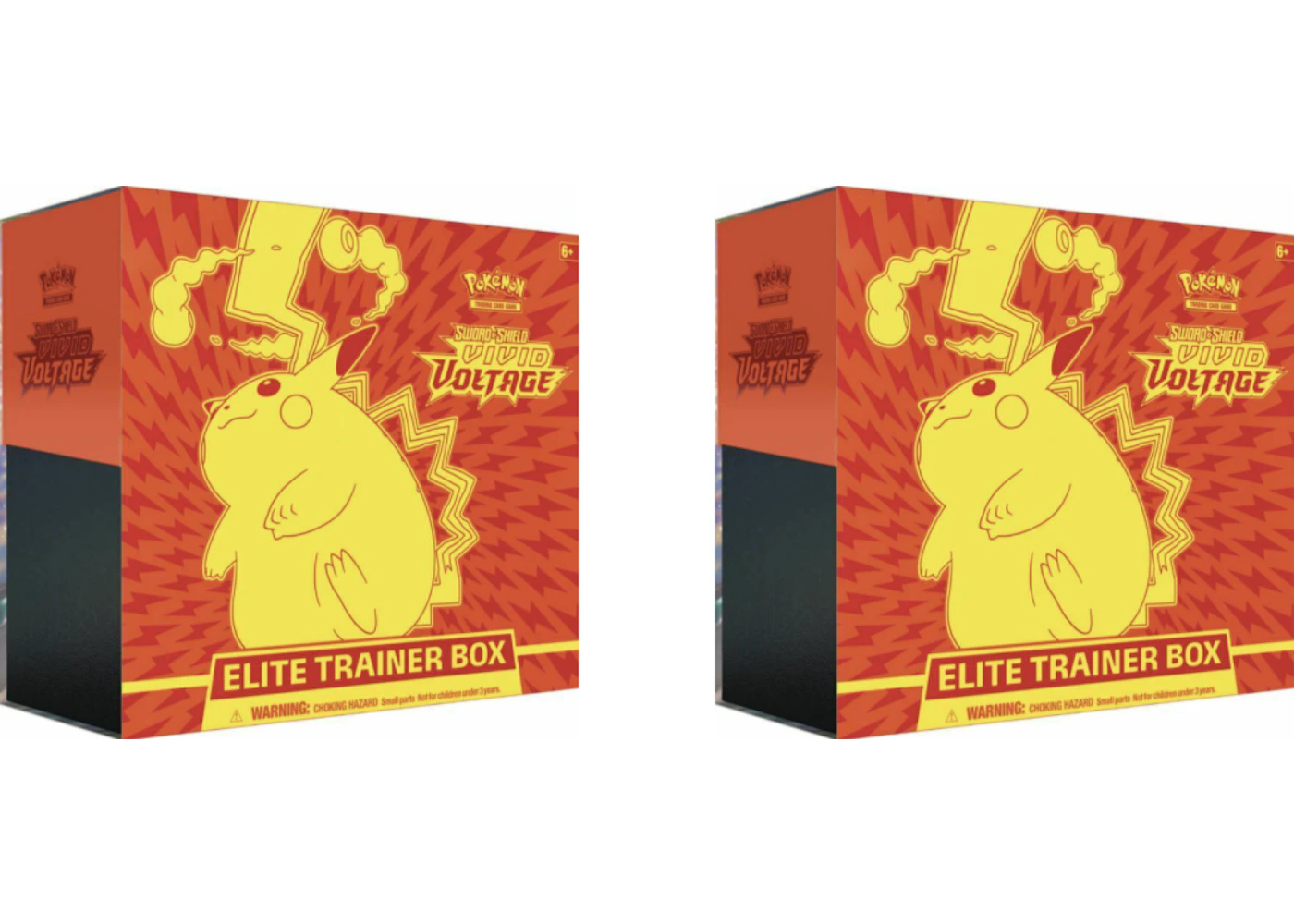2020 Pokemon TCG Sword & Shield Vivid Voltage Elite Trainer Box 2x Lot
