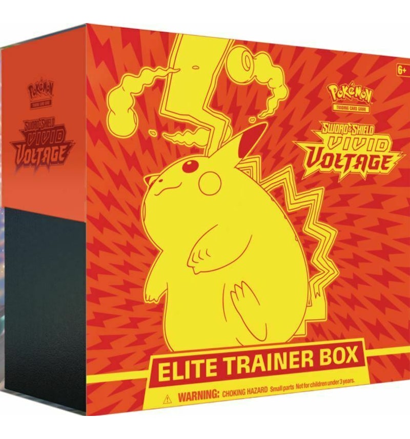 2020 Pokemon TCG Sword & Shield Vivid Voltage Elite Trainer Box - US 2020 Pokemon TCG Sword & Shield Vivid Voltage Elite Trainer Box - US