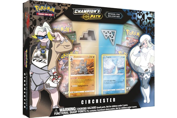 2020 Pokemon TCG Espada y Escudo Camino del Campeón Colección especial de pines Circhester