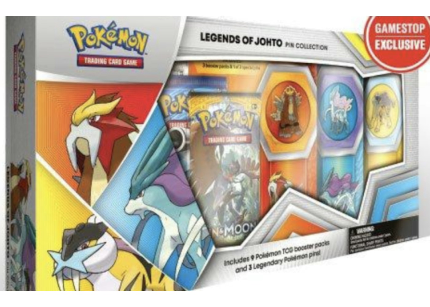 Pokemon Tcg Legends Of Johto Pin Collection